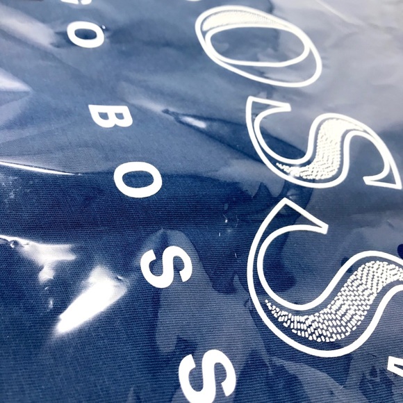 NWT Hugo Boss Blue Cotton-Jersey T-Shirt - Picture 2 of 2